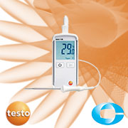 Thermomètre numérique étanche HACCP, testo 108