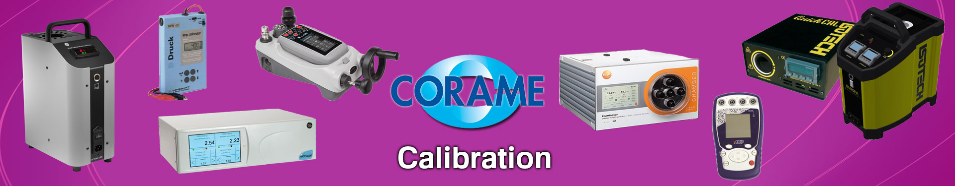 Produits Calibration sélectionnés par Corame