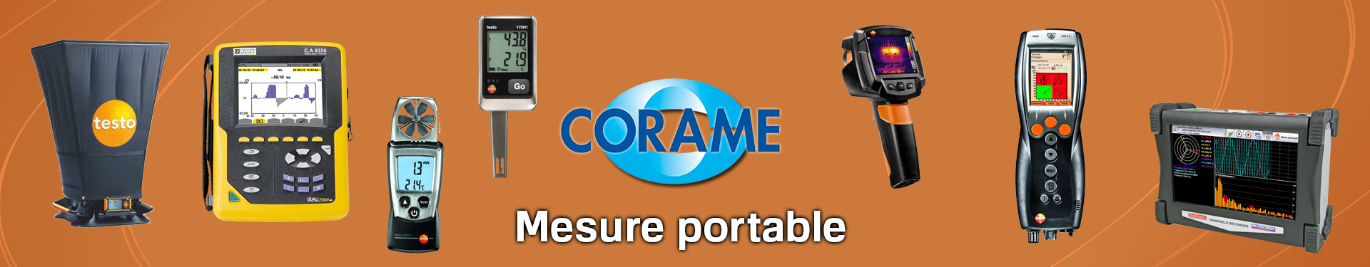 Produits Mesure Portable sélectionnés par Corame