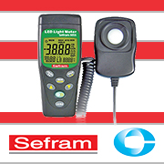 Sefram - Modèle 9855, Luxmètre numérique pour éclairage LED, 40