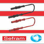 SEFRAM SA105 - Kit de 2 cordons banane