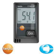 Mini-enregistreur de temp. et d'hum. BT HVAC - testo 174H BT